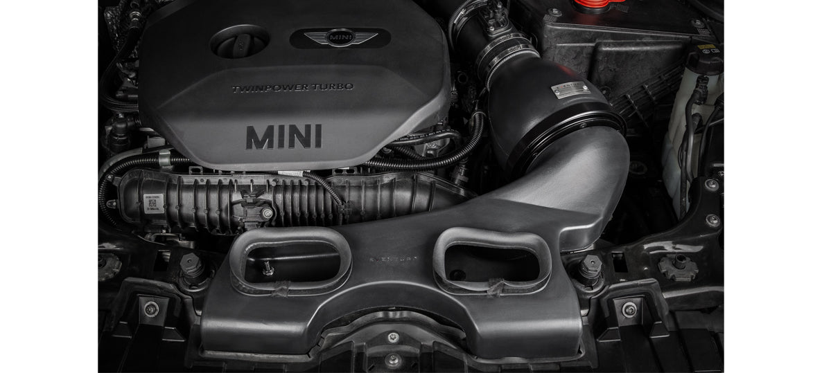 EVENTURI EVE-F56-LCI-PL-INT Intake system MINI COOPER S/JCW Facelift (plastic with carbon scoop) Photo-1