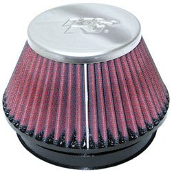 K&N RC-9460 UNIVERSAL Clamp-On Air Filter 111MM FLG ID, 140MM B OD, 89MM T OD, 70MM H Photo-0