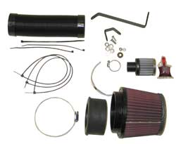 K&N 57-0593 Performance Air Intake System AUDI A4 L4-1.8L F/I, 2000-2004 Photo-0