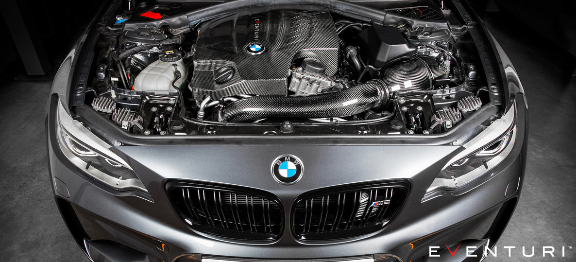 EVENTURI EVE-N55V2-CF-INT Intake System V2 (Carbon) for BMW M2 (F87) / M235i (F22) / M135i (F20) Photo-2