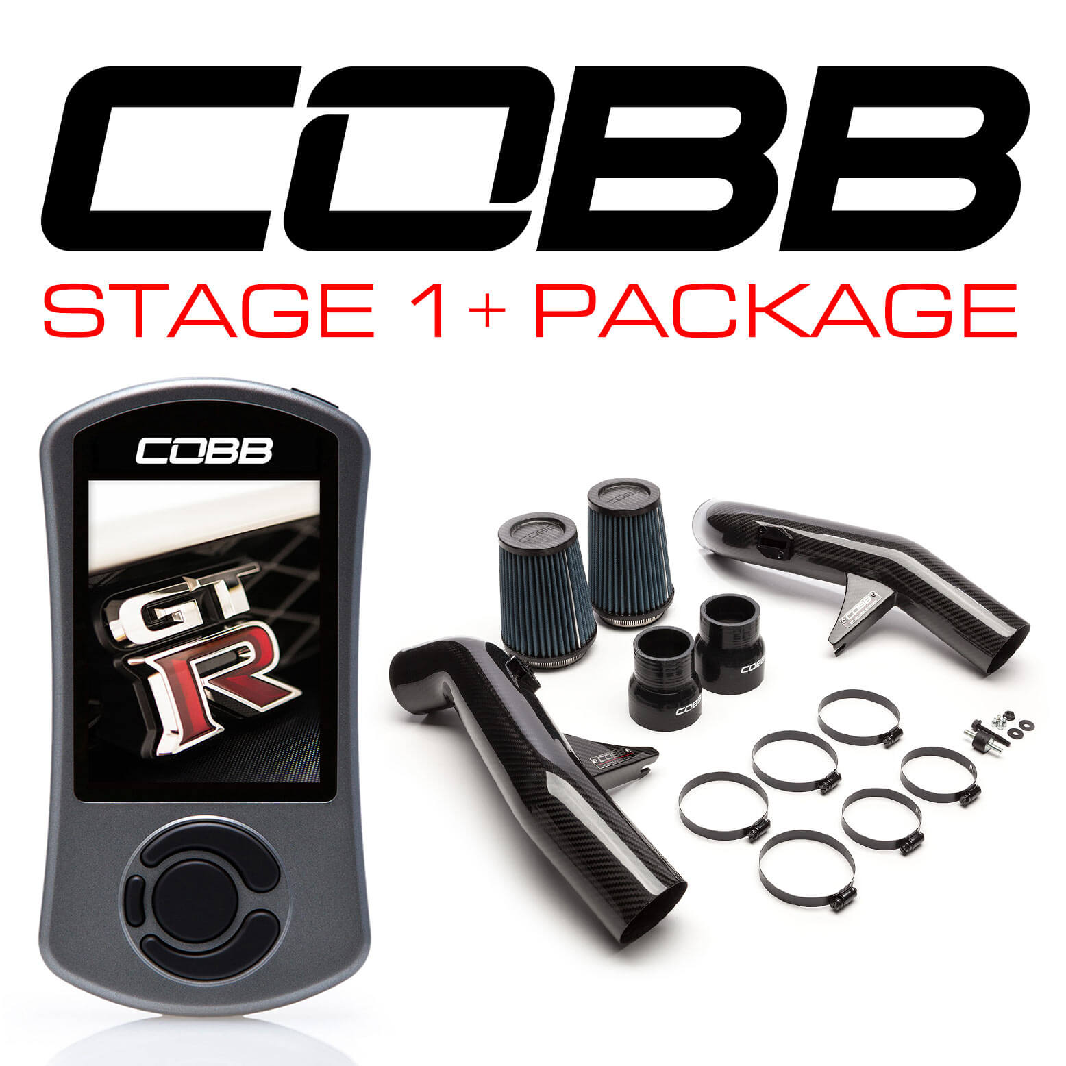 COBB NIS008011PCF NISSAN GT-R Stage 1 + Carbon Fiber Power Package NIS-008 with TCM Flashing Photo-0