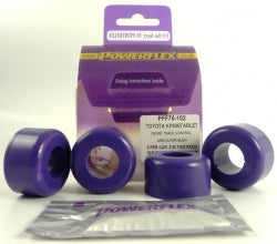 POWERFLEX PFF76-102 x2 Front Outer Bushing To Rear Roll Bar TOYOTA Starlet KP60 RWD Photo-0