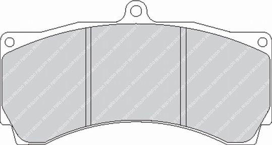 FERODO FRP3006H Brake Pads DS2500 for Caliper AP Racing CP3796 Photo-0