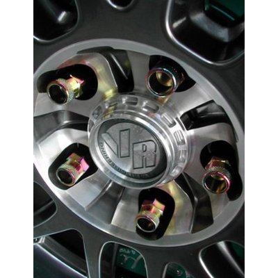 MUTEKI 32906N Lug nuts kit SR48 12x1.50 Chrome Neon (Open End) Photo-2