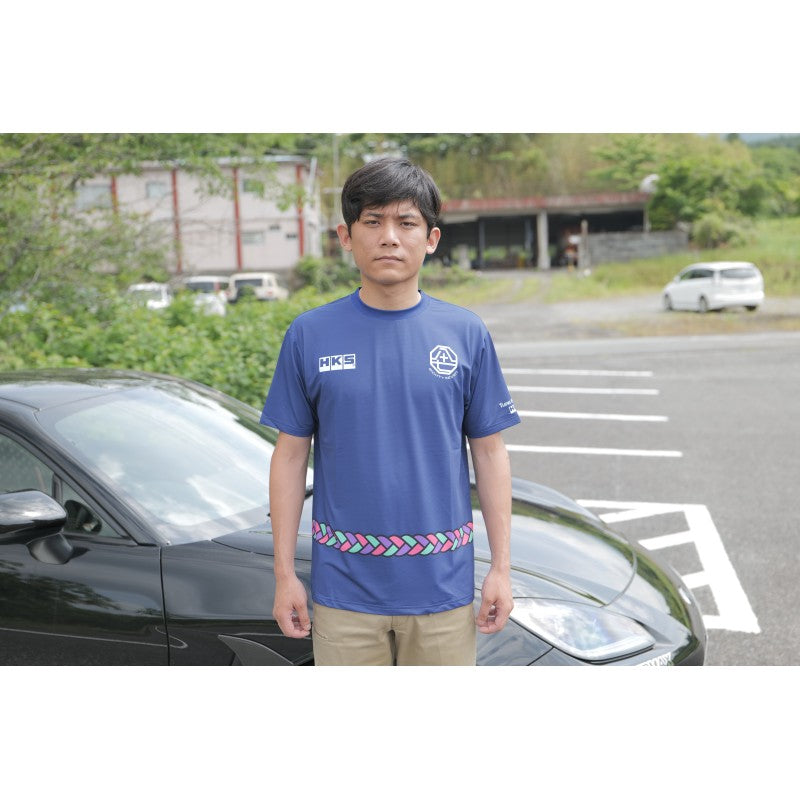 HKS 51007-AK665 T-Shirt HAPPI Blue, Size XL Photo-1