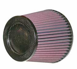 K&N RP-5113 UNIVERSAL Air Filter - CARBON Fiber Top5"FLG, 6-1/2"B, 4-1/2"T, 5-5/8"H Photo-0