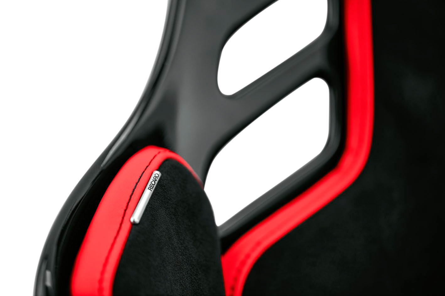 RECARO 076.31.2B23 Race Seat Podium GF Right Side (ABE / FIA 8855-1999) SAB Red Alcantara / Black Leather, Size M Photo-5