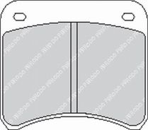 FERODO FCP342H Rear Brake Pads DS2500 for RENAULT Clio II Super 1600 Photo-0