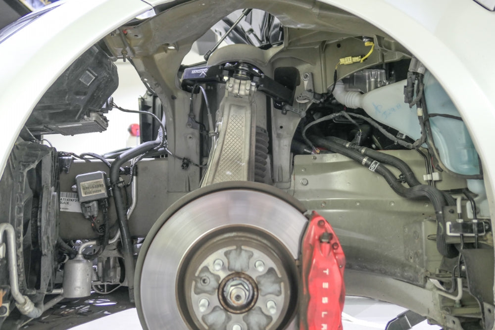 HARDRACE Q0600 TESLA MODEL S '12- FRONT UPPER CAMBER KIT (HARDEN RUBBER) - 2PCS/SET Photo-3