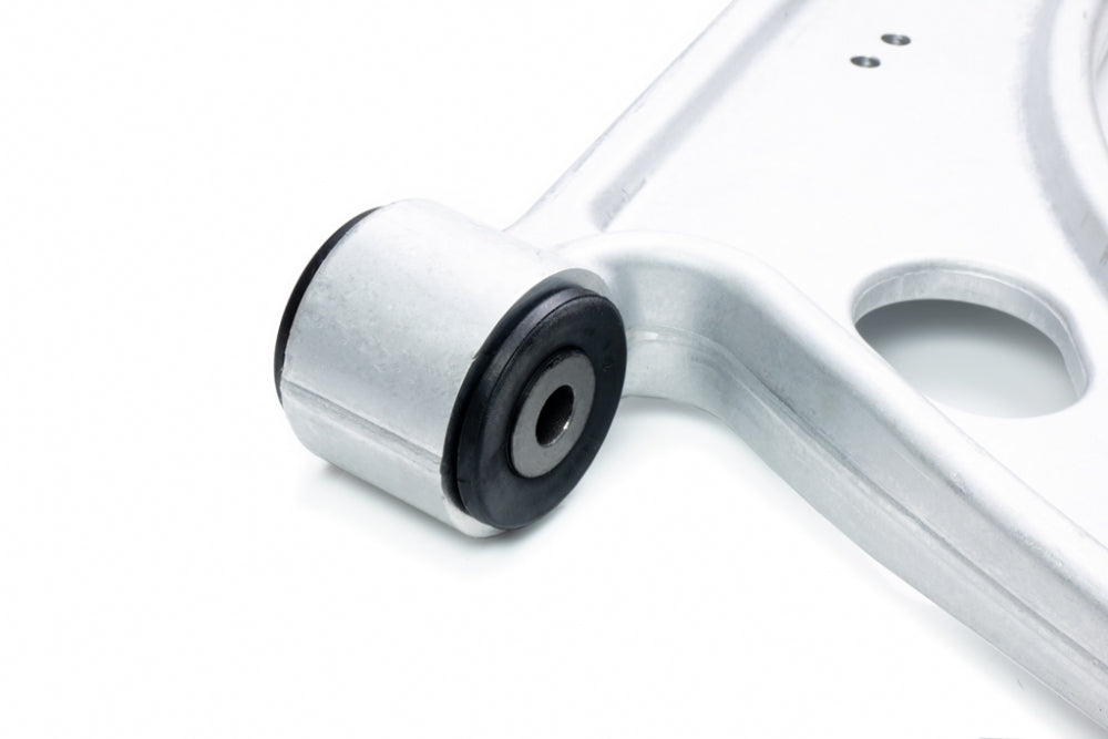 HARDRACE Q0804 Front Lower Control Arm - FORGED ALUMINUM (Harden Rubber) - 2PCS / SET for VW GOLF '12-20- / T-ROC '17- / AUDI A3 '12-20- / Q2 '16- / SKODA OCTAVIA '12-21 Photo-3