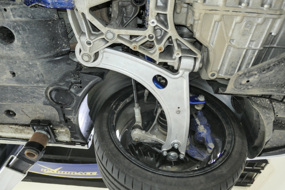 HARDRACE Q0822 Front Lower Control Arm - FORGED ALUMINUM (Pillow Ball) - 2PCS / SET for VW GOLF '12-20- / T-ROC '17- / AUDI A3 '12-20- / Q2 '16- / SKODA OCTAVIA '12-21 Photo-5