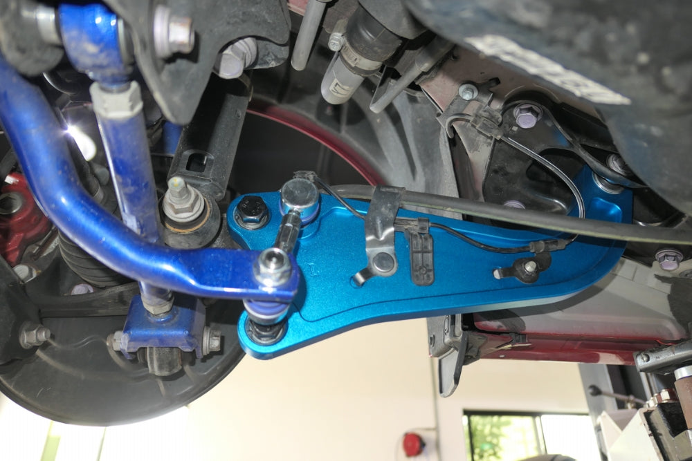 HARDRACE Q1054 Rear Trailing ARM, ALUMINUM (Pillow Ball) - 4PCS / SET for TOYOTA GR YARIS '20- Photo-3