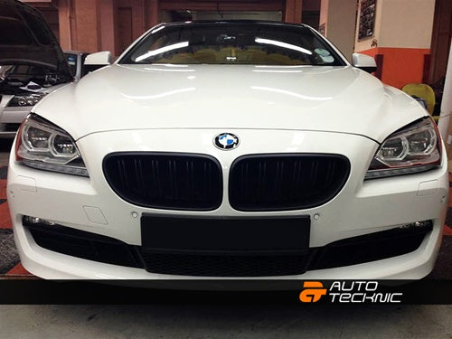 AUTOTECKNIC BM-0612-MB Dual-Slats Stealth Black Front Grilles - F06 Gran Coupe / F12 Coupe / F13 Cabrio | 6 Series & M6 Photo-1 