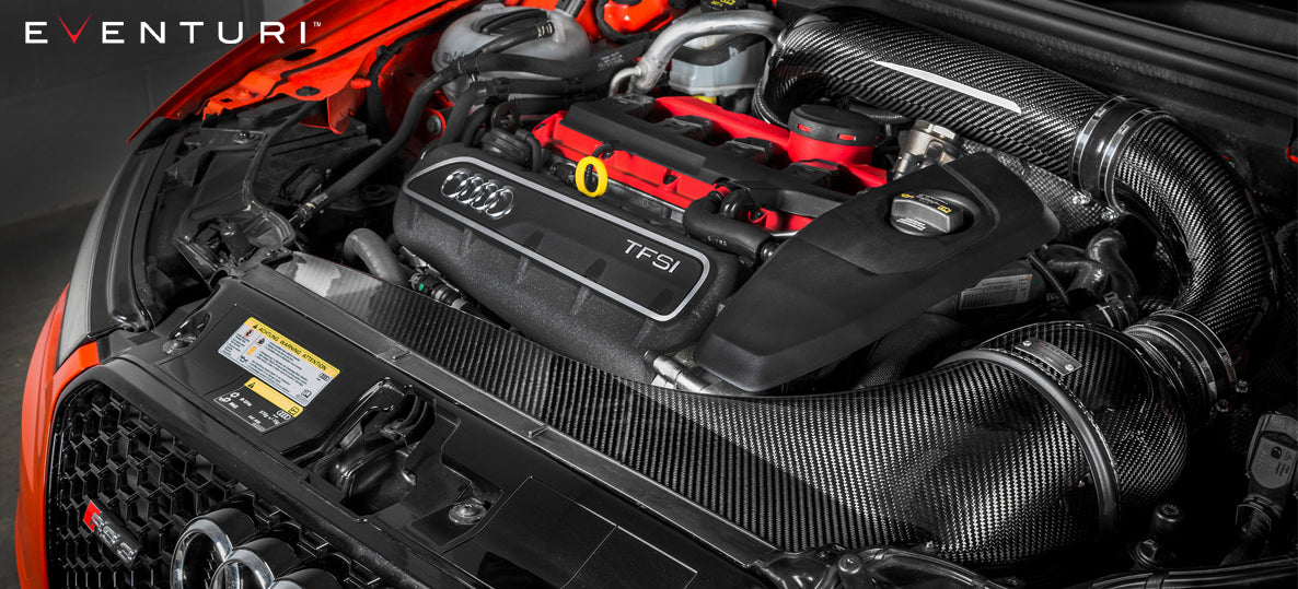EVENTURI EVE-8VRS3-CF-RHD-INT Intake system AUDI 8V RS3 RHD (carbon fiber) Photo-3