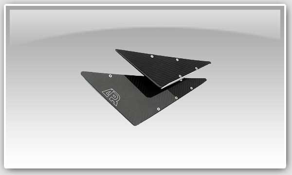 APR AB-802004 Front Bumper Canards SUBARU Impreza WRX 2002-2005 (carbon) Photo-0