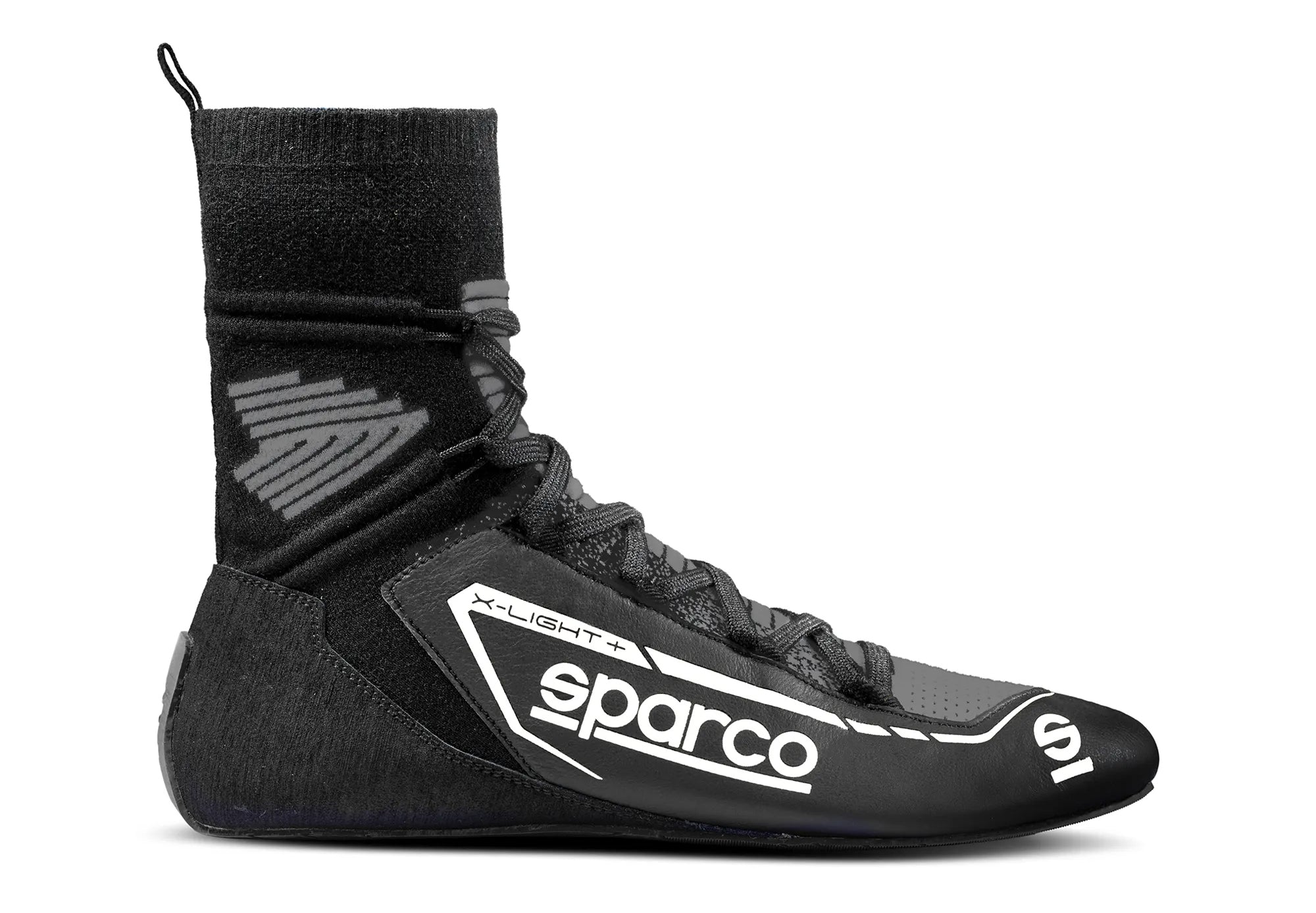 SPARCO 00127842NR X-LIGHT+ Racing shoes, FIA 8856-2018, black, size 42 Photo-0