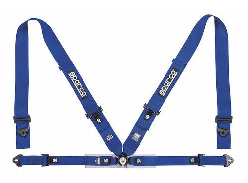 SPARCO 04716M1AZ Harness belts SPORT H-4, 4 points, FIA 8854-1998, 3+2", blue Photo-0