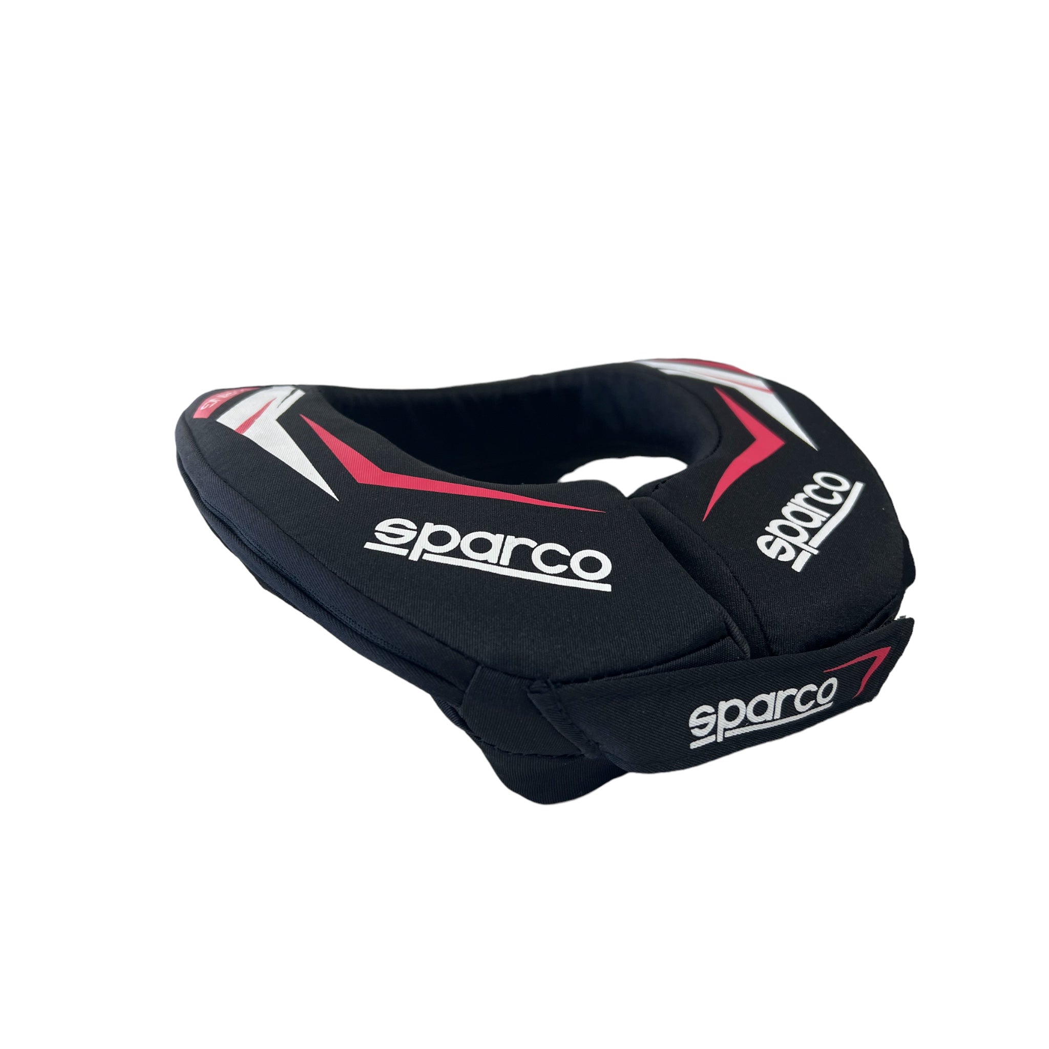 SPARCO 001604NRRS K-RING Neck support collar, Black/red Photo-2