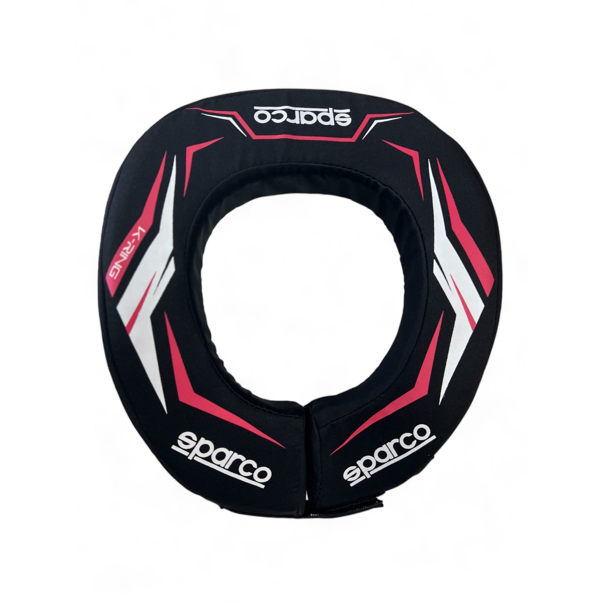 SPARCO 001604NRRS-B K-RING Child neck support collar, Black/red Photo-0