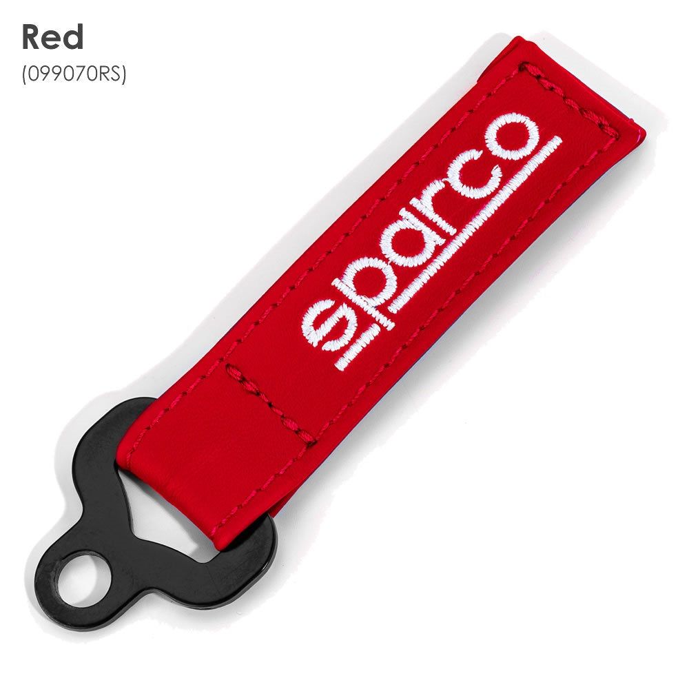 SPARCO 099070RS Keychain leather, red Photo-0