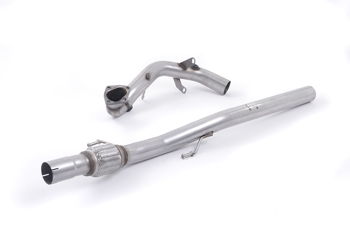 MILLTEK SSXAU297 Large-bore Downpipe and De-cat AUDI A1 1.4 TFSI S line 185PS S tronic Photo-0