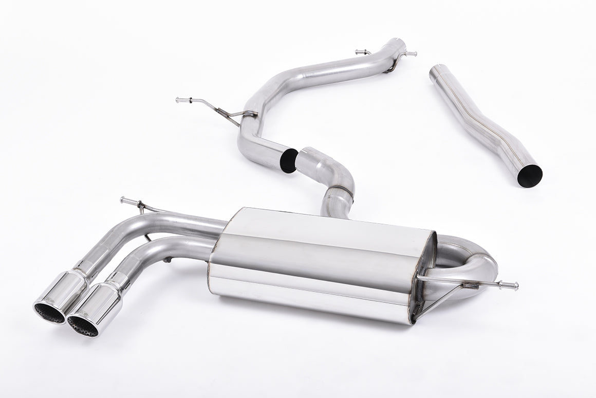 MILLTEK SSXAU330 Particulate Filter-back Twin 80mm GT80 AUDI A3 2.0 TDI 170bhp 2WD Sportback DPF Photo-0