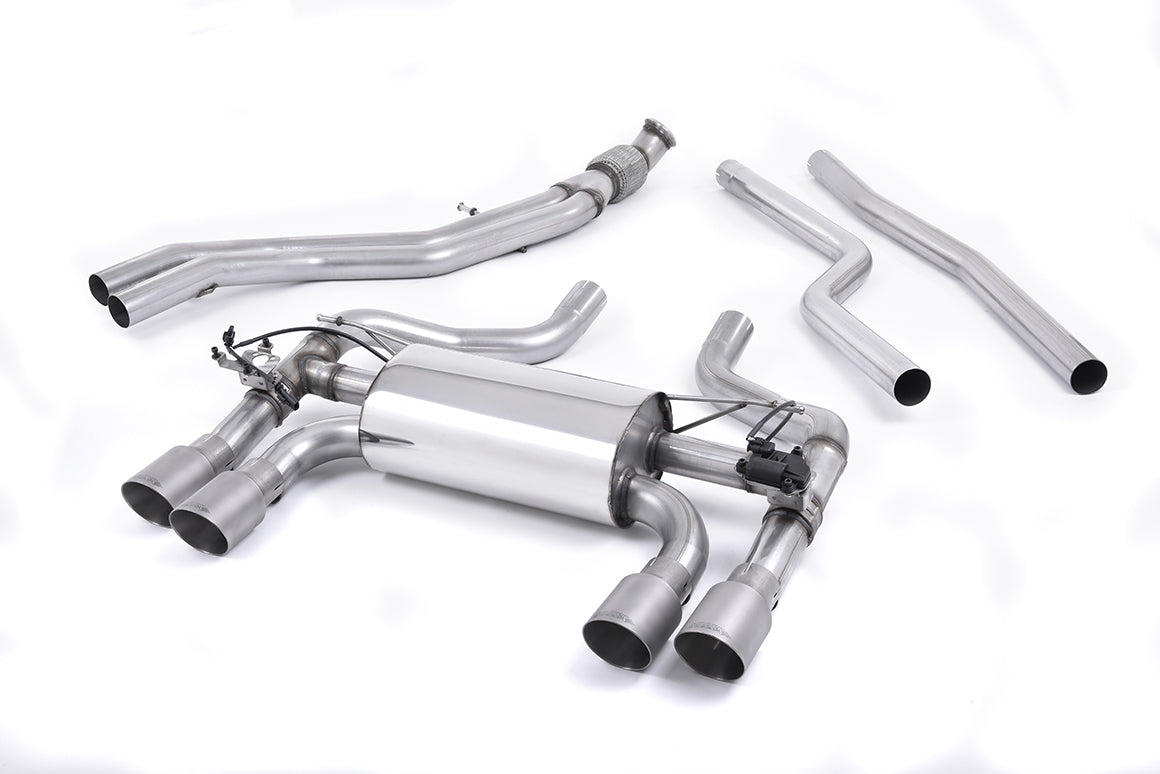 MILLTEK SSXBM1035 Cat-back Quad 90mm GT90 ECA BMW 2 Series F87 M2 Coupé Photo-0