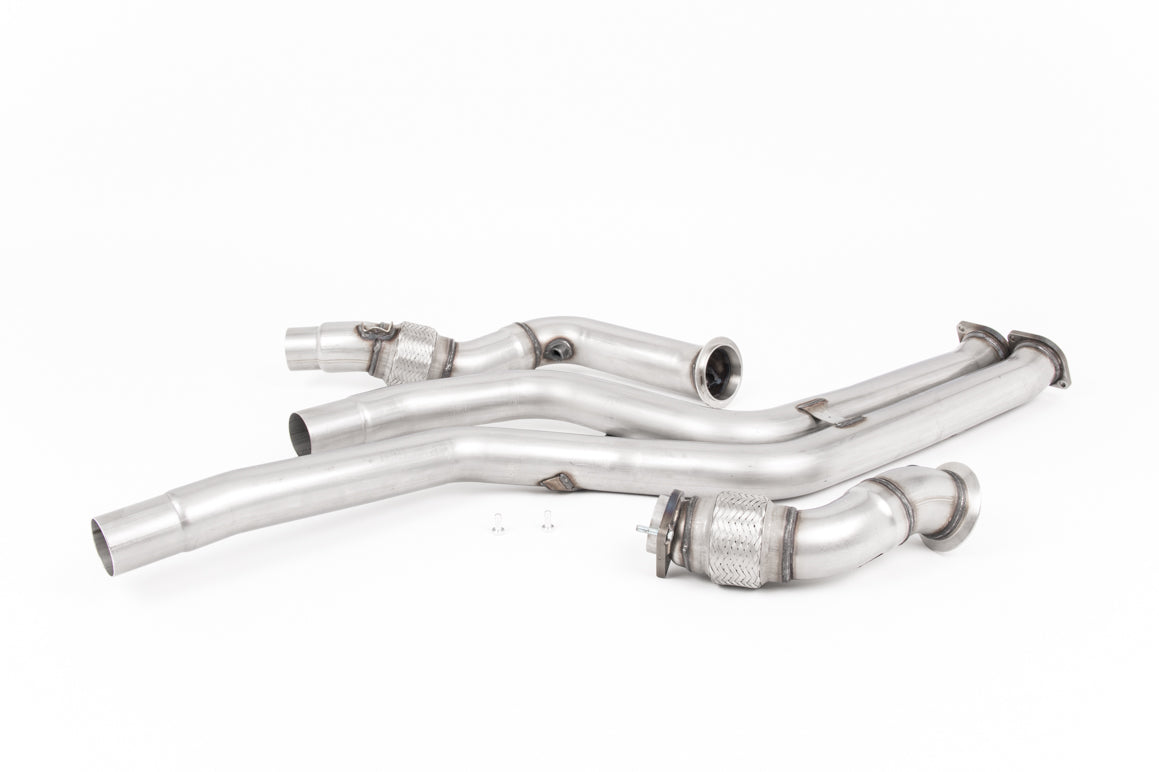 MILLTEK SSXBM1093 Large Bore Downpipes and Hi-Flow Sports Cats BMW 2 Series F87 M2 Competition Coup Photo-0