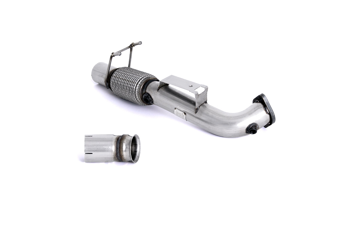 MILLTEK SSXFD194 Large-bore Downpipe and De-cat 76,2 FORD Focus Mk3 RS 2.3L EcoBoost 4wd 5-Door Hatchback Photo-0