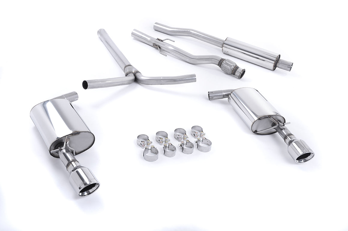 MILLTEK SSXM020 Cat-back Dual 100mm Jet NEW MINI Mk2 (R55) Cooper S Clubman 1.6i Turbo Photo-0