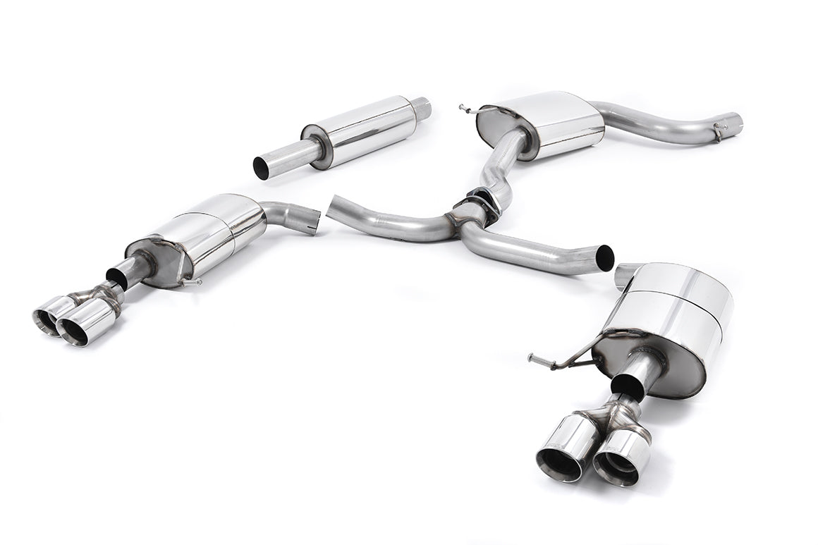 MILLTEK SSXSE170 Cat-back Twin 80mm GT80 ECA SEAT Leon ST Cupra 280&290 2.0 TSI Photo-0