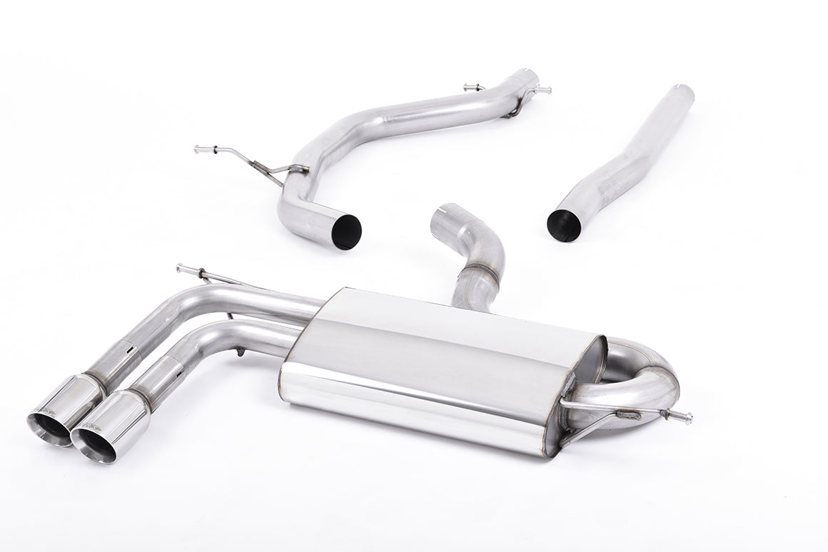 MILLTEK SSXVW181 Particulate Filter-back Twin 80mm GT80 AUDI A3 2.0 TDI 170bhp 2WD 3 door DPF Photo-0