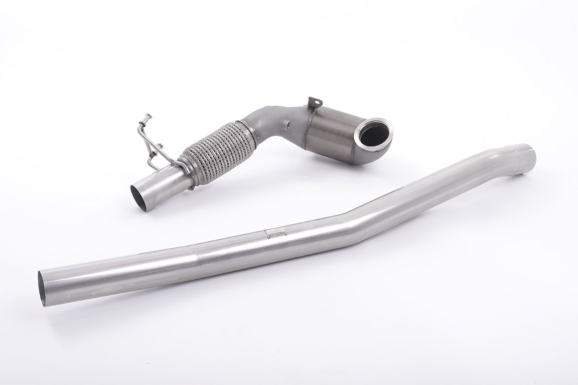 MILLTEK SSXVW387 Cast Downpipe with Race Cat AUDI S3 2.0 TFSI quattro 3-Door 8V Photo-1