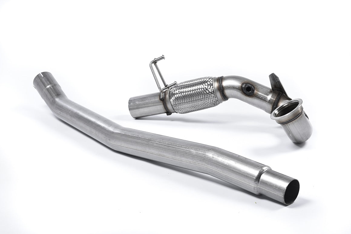 MILLTEK SSXVW395 Large-bore Downpipe and De-cat SEAT Leon Cupra 280 290&300 2.0 TSI Photo-0