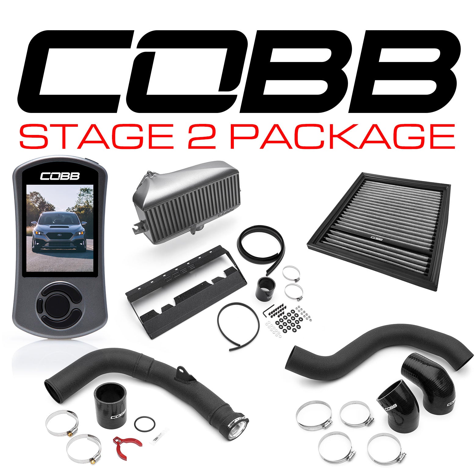 COBB SUB0060020-SL Power Package STAGE 2 Silver for SUBARU WRX 2022-2023 Photo-0