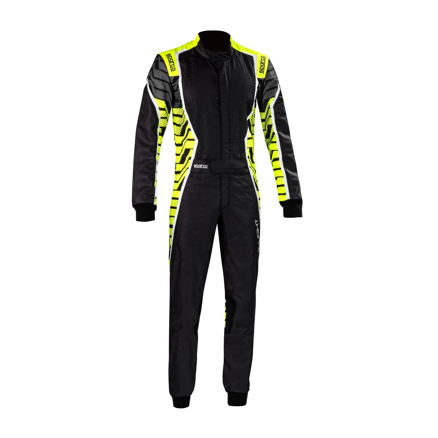 SPARCO 002309NGGF44 X-LIGHT K Kart suit, CIK, black/yellow/white, size 44 Photo-0