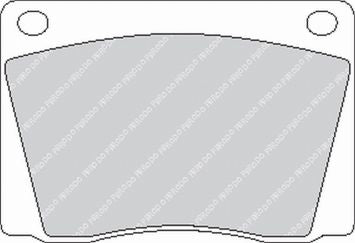 FERODO FCP9H Front Brake Pads DS2500 for ASTON MARTIN DB5 / DB6 / FERRARI DINO GT 206 Photo-0