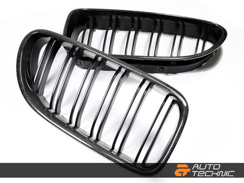 AUTOTECKNIC BM-0612-CF Dual-Slats Carbon Fiber Front Grilles - F06 Gran Coupe / F12 Coupe / F13 Cabrio | 6 Series & M6 Photo-2