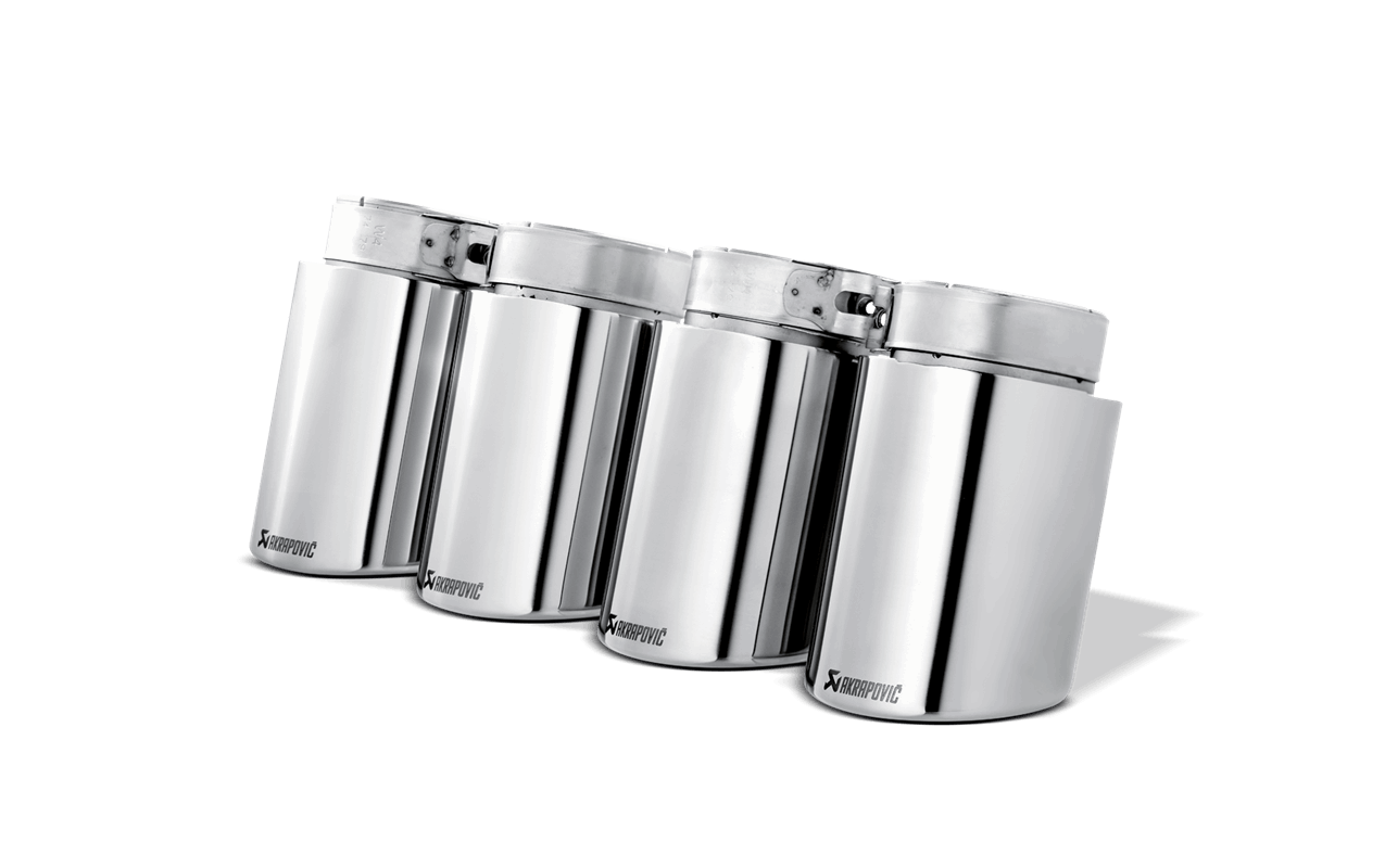 AKRAPOVIC TP-T/S/5 Tail pipe set (Titanium) BMW M6 (F12, F13) 2012-2018 Photo-1