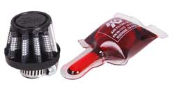 K&N RU-5162 UNIVERSAL Clamp-On Air Filter 5/8-OD"FLG, 1-3/8"B, 1"T, 1-1/8"H Photo-0