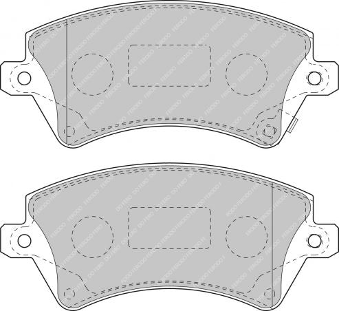 FERODO FDS1573 Front Brake Pads DS Performance for TOYOTA Corolla (E12U) Photo-0
