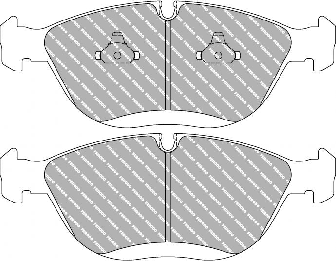 FERODO FCP1001Z Front Brake Pads DSUNO for AUDI RS4 (8D) / TT (8N) / A8 (4D) / VW Golf R32 (Mk4) / MERCEDES-BENZ C43 AMG / CLK55 AMG Photo-0