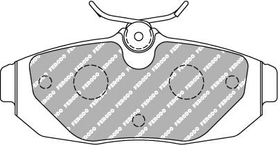 FERODO FRP3130H Rear Brake Pads DS2500 for FORD Mustang Shelby GT500 Photo-0