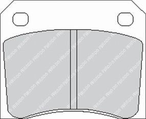 FERODO FCP815H Rear Brake Pads DS2500 for ASTON MARTIN Vantage / JAGUAR XJS Photo-0