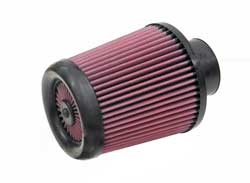 K&N RX-4870 UNIVERSAL X-Stream Clamp-On Air Filter 2-3/4"FLG, 6"B, 5"T, 6-1/2"H Photo-0