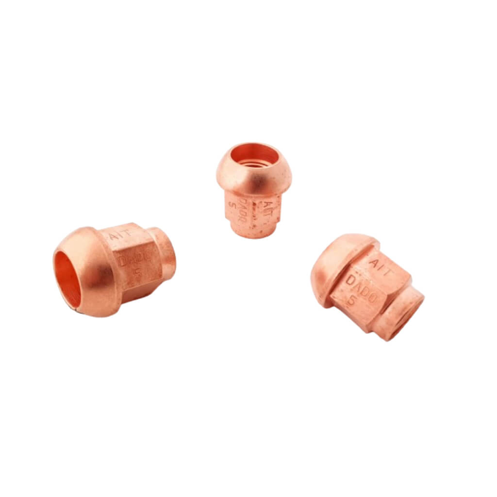 A.I.TECH AIT-DADO-5 Steel Coppered Nut 14x1,5 for VW / AUDI / PORSCHE / SEAT Photo-0