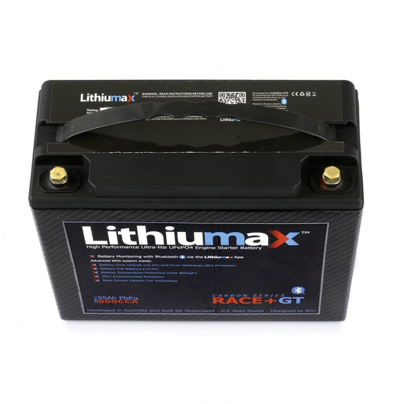 LITHIUMAX RACE+GT Battery RACE+GT Bluetooth 800CA 55Ah Photo-2