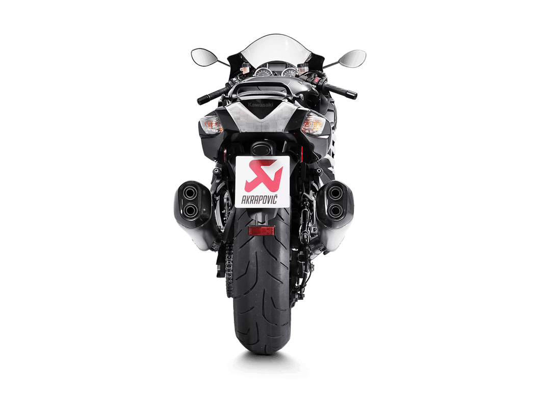 AKRAPOVIC S-K14SO6-HZAAT Slip-On Line (Titanium) Kawasaki ZZR 1400, ZX14R 2016-16 Photo-3