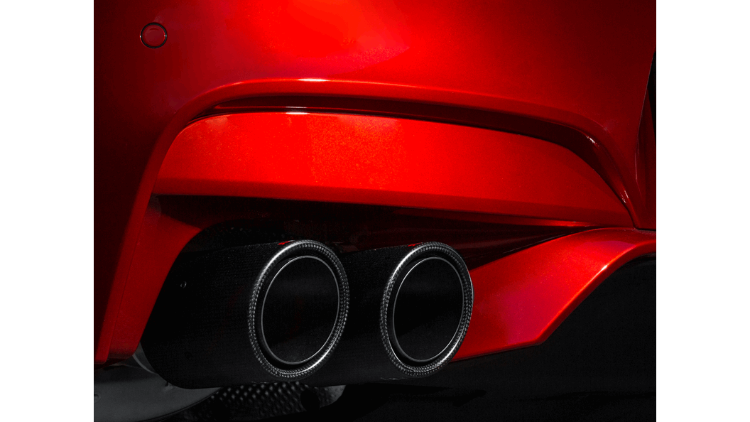AKRAPOVIC TP-CT/10 Tail pipe set BMW M5 F10/F13 M6 (Carbon) Photo-2