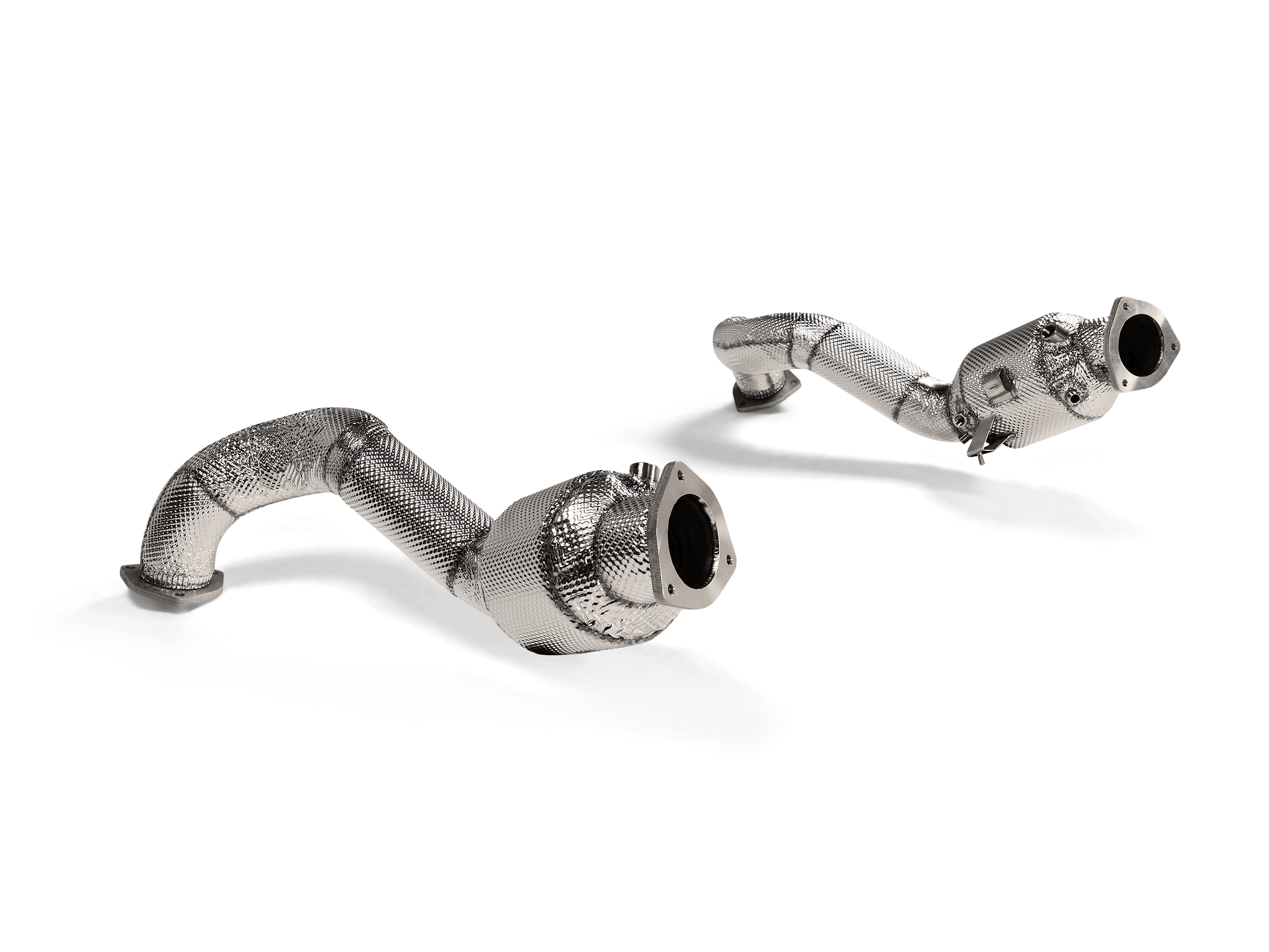AKRAPOVIC L-PO/T/17 Link Pipe Set (Titanium) for PORSCHE 718 Cayman GT4RS 2022-2024 Photo-0